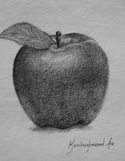 kriznchill artist krishna pencil drawing