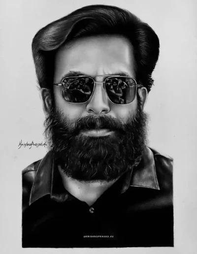 kriznchill artist krishna pencil drawing