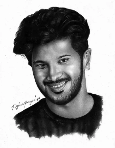 kriznchill artist krishna pencil drawing