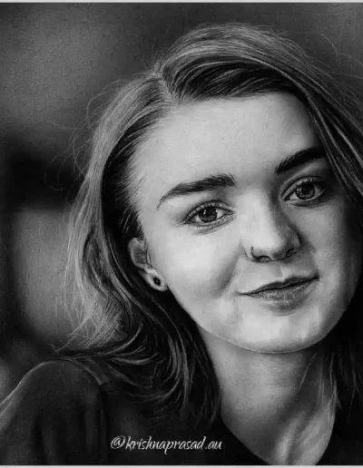 kriznchill artist krishna pencil drawing