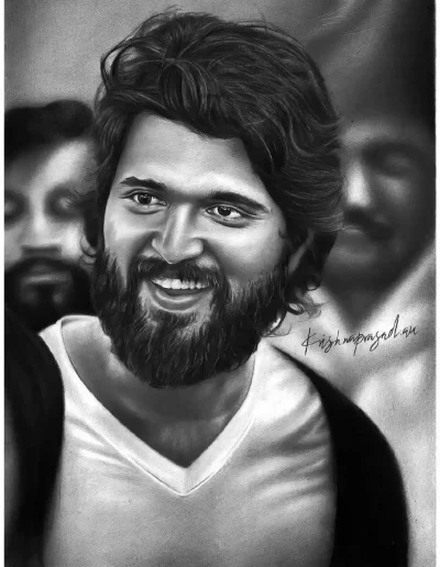 kriznchill artist krishna pencil drawing