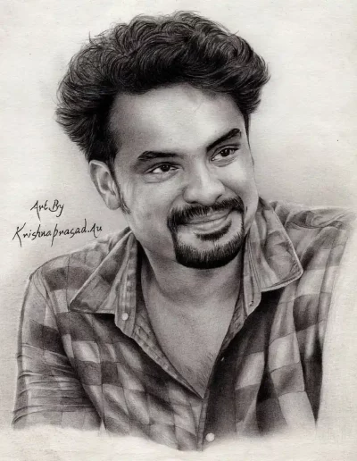 kriznchill artist krishna pencil drawing