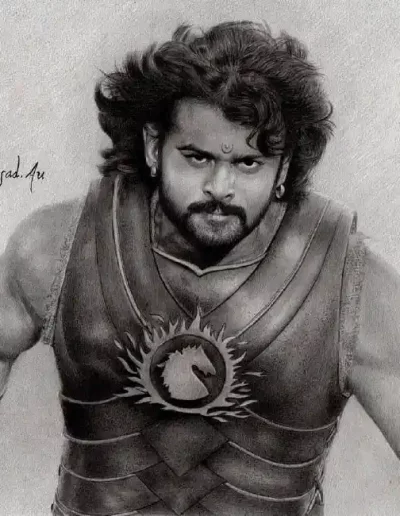 kriznchill artist krishna pencil drawing