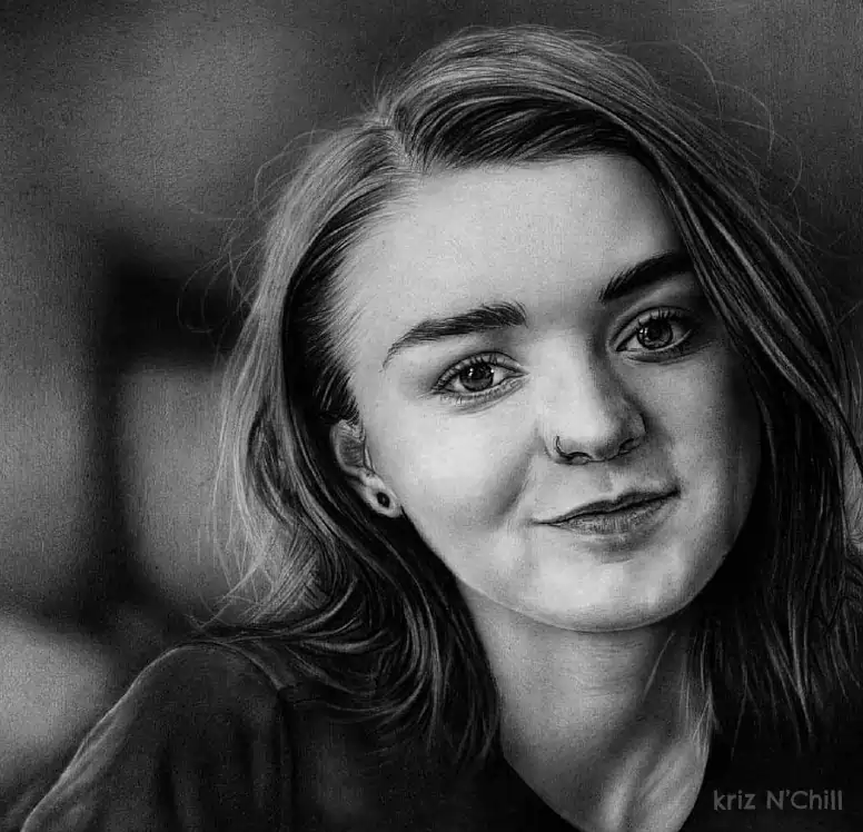 custom pencil portrait kriznchill